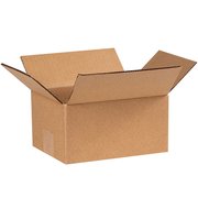 The Packaging Wholesalers 8 x 6 x 4 Cardboard Corrugated Boxes BS080604